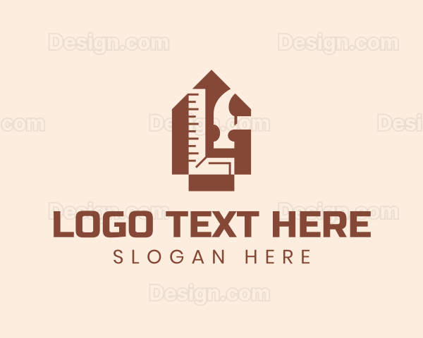 Home Construction Tools Logo