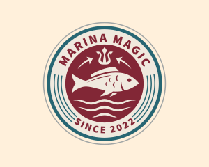 Ocean Fish Restaurant logo design