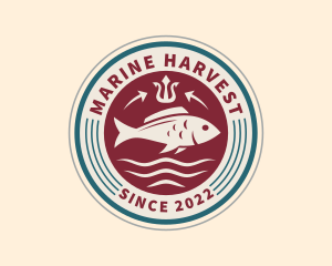 Ocean Fish Restaurant logo design