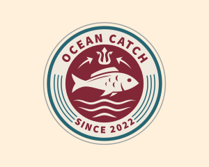 Ocean Fish Restaurant logo design