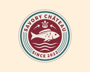 Ocean Fish Restaurant logo design