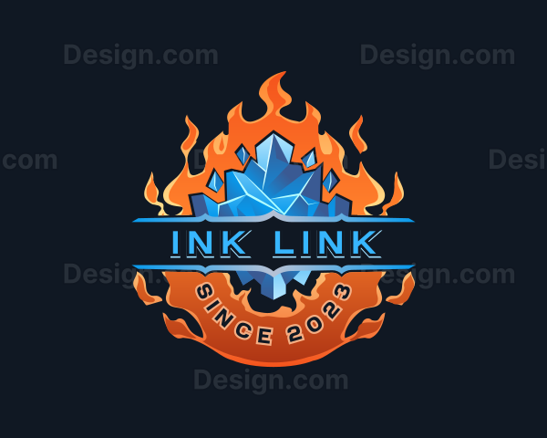 Fire Ice Temperature Logo