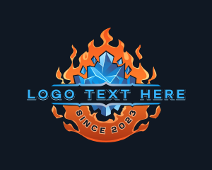 Fire Ice Temperature Logo