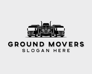 Cargo Mover Truck logo design