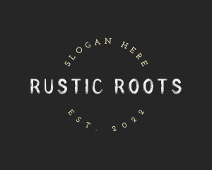 Rustic Hipster Business logo design