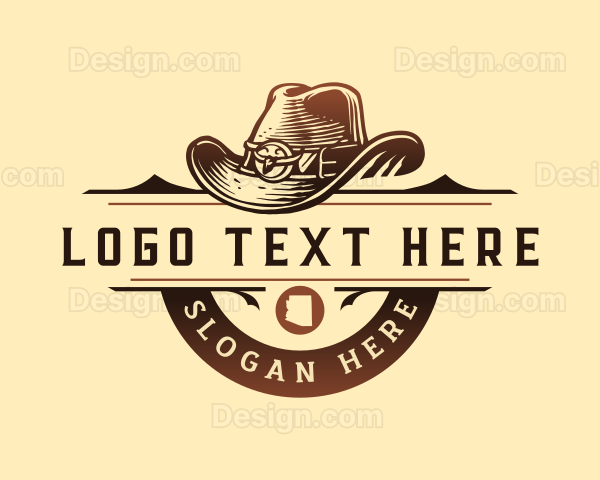 Western Cowboy Hat Logo