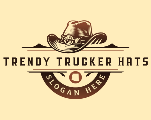 Western Cowboy Hat  logo design