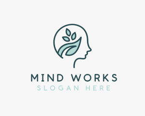 Natural Brain Psychiatrist  logo design