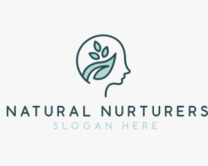 Natural Brain Psychiatrist  logo design