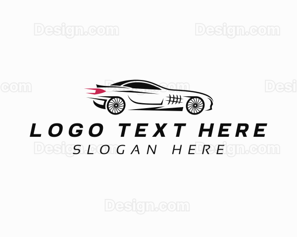 Fast Sports Car Transport Logo