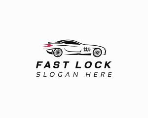 Fast Sports Car Transport logo design