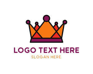 Polygonal Royal Crown logo