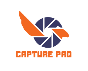 Bird Camera Shutter logo design