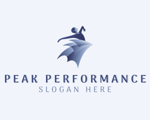 Woman Theatre Performer logo design