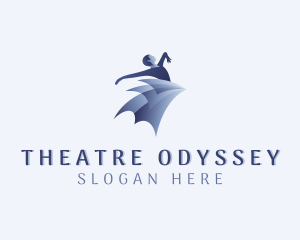 Woman Theatre Performer logo