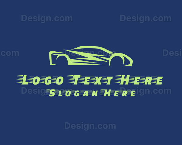 Fast Race Car Vehicle Logo