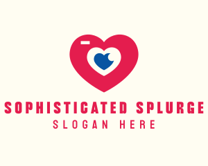 Wedding Photographer Heart logo design