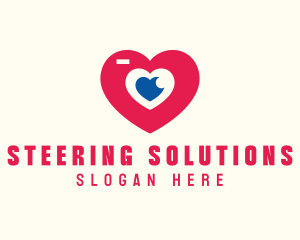 Wedding Photographer Heart logo design