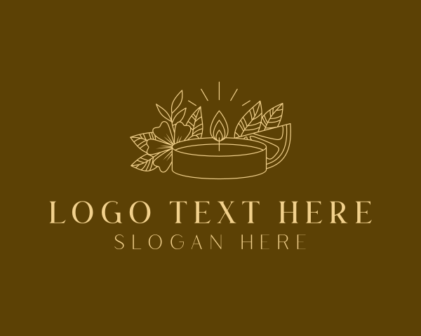 Tea Light logo example 3