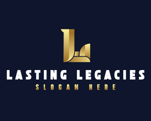 Luxury Premium Letter L logo design