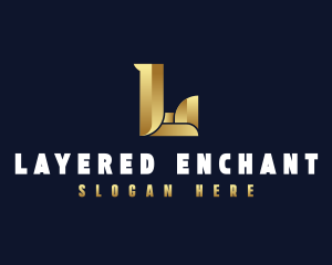 Luxury Premium Letter L logo design