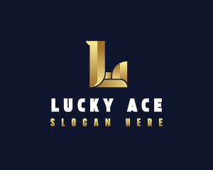 Luxury Premium Letter L logo design