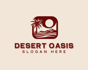 Travel Agency Desert logo design