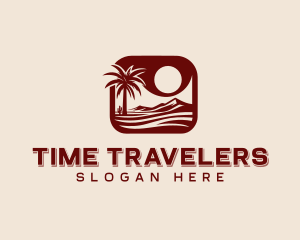 Travel Agency Desert logo design