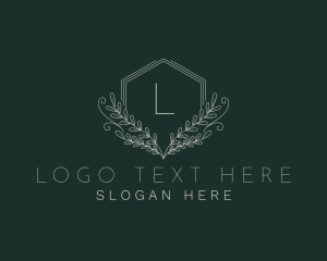 Hexagon Wellness Wreath logo