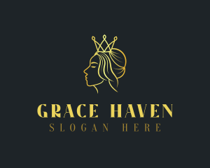 Golden Crown Girl Logo