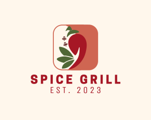 Chili Pepper Spices logo design