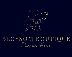 Feminine Luxury Boutique logo design