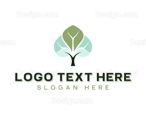 Tree Leaf Forestry Logo