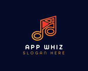 Music Streaming App  logo design