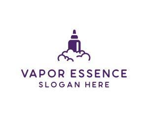 Violet Vape Smoke logo design