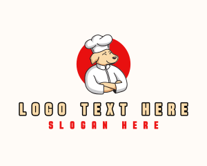 Chef Dog Cooking logo