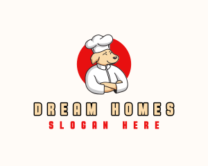 Chef Dog Cooking logo