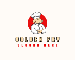 Chef Dog Cooking logo design