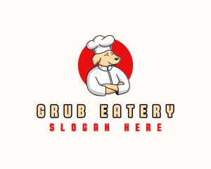 Chef Dog Cooking logo design