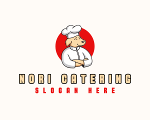 Chef Dog Cooking logo design