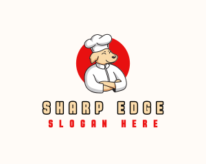 Chef Dog Cooking logo design