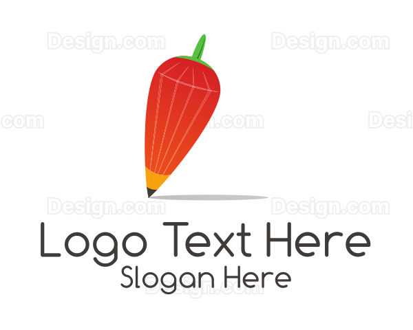 Chili Pen Pencil Logo