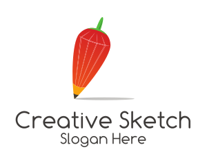 Chili Pen Pencil logo design