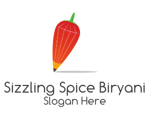 Chili Pen Pencil logo design