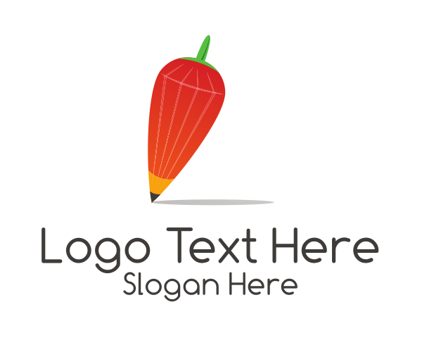 Red Vegetable logo example 2