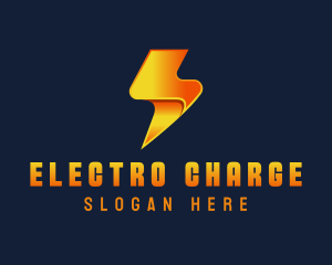 Lightning Electric Bolt logo design