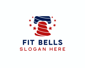 USA Liberty Bell logo design