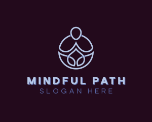 Meditation Yoga Spa logo design