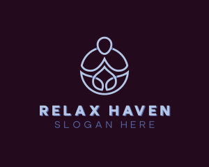 Meditation Yoga Spa logo design