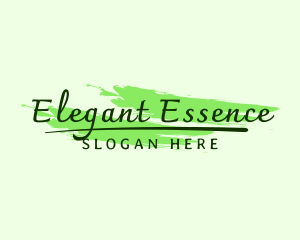 Green Fashion Cosmetics logo design